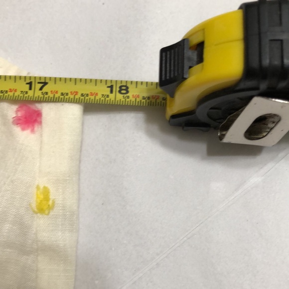 H&M Strappy White V NeckTop Multicolor Dots Sz 10 - Picture 8 of 8